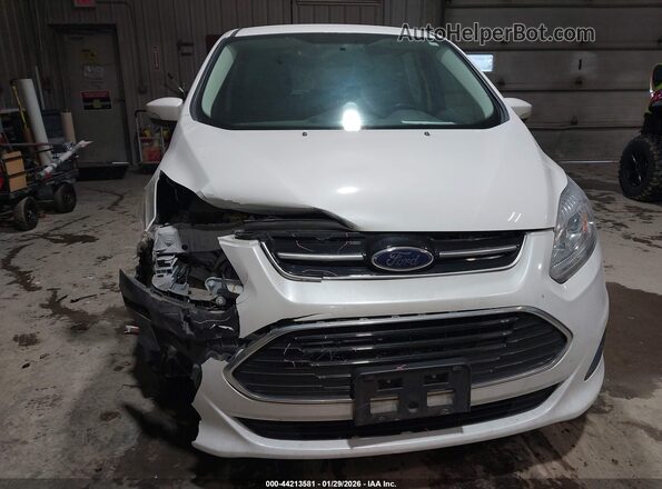 1FADP5AU3JL104497 2018 FORD C-MAX HYBRID White Widok zestawu wskaźników
