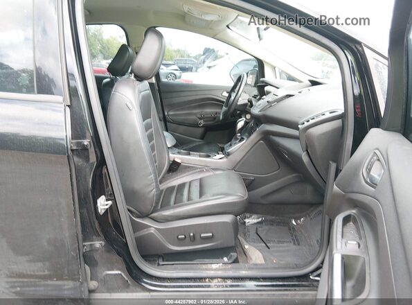 1FADP5AU9JL105296 2018 FORD C-MAX HYBRID Black Вид салону спереду