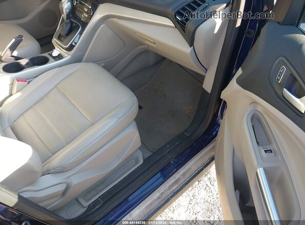 1FADP5BU1GL110919 2016 FORD C-MAX HYBRID Синий Вид салона спереди