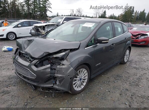 1FADP5BU7GL105790 2016 FORD C-MAX HYBRID Gray Vista tres cuartos delantera izquierda