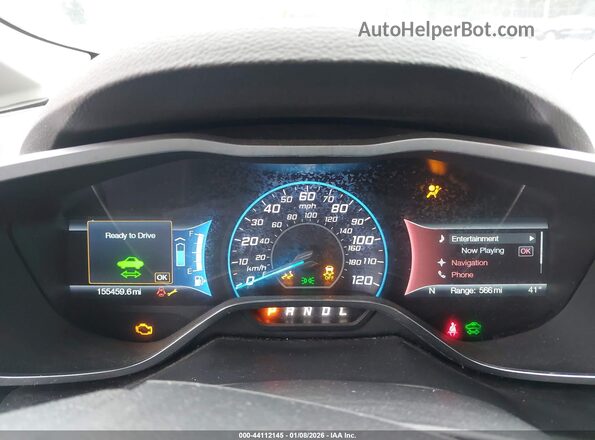 1FADP5BU7GL105790 2016 FORD C-MAX HYBRID Gray Vista de los asientos traseros