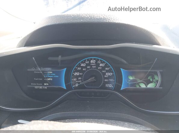 1FADP5BU9GL101577 2016 FORD C-MAX HYBRID Blue Widok tylnych siedzeń