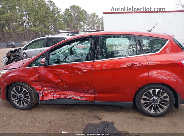 1FADP5DU7JL105907 2018 FORD C-MAX HYBRID Red Панорамний вид салону 360°