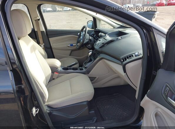1FADP5EU8HL108663 2017 FORD C-MAX ENERGI Black Widok wnętrza z przodu