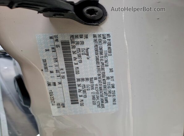 1FADP5EU9HL107957 2017 FORD C-MAX White ძრავის განყოფილების ხედი