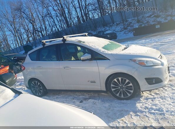 1FADP5FU3HL105930 2017 FORD C-MAX ENERGI Белый Вид задней части салона