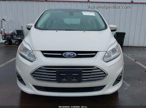 1FADP5FU9HL108394 2017 FORD C-MAX ENERGI White Widok zestawu wskaźników