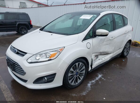 1FADP5FU9HL108394 2017 FORD C-MAX ENERGI White Przód lewy