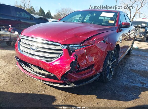 1FAHP2E82GG144567 2016 FORD TAURUS Красный Передняя левая четверть