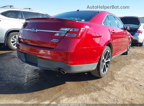1FAHP2E82GG144567 2016 FORD TAURUS Красный Задняя правая четверть