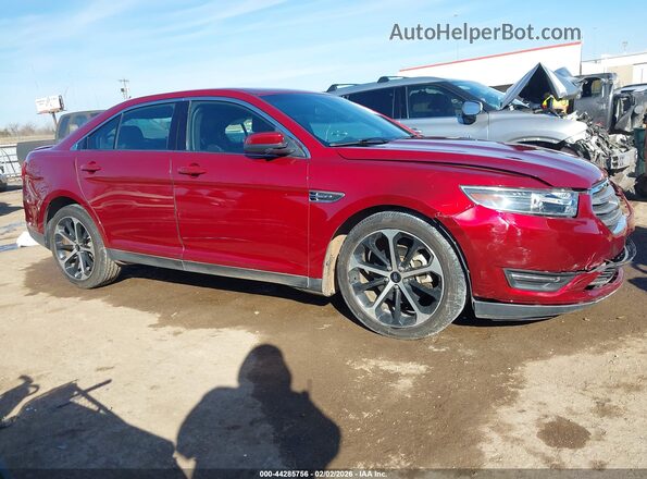 1FAHP2E82GG144567 2016 FORD TAURUS Красный Вид задней части салона