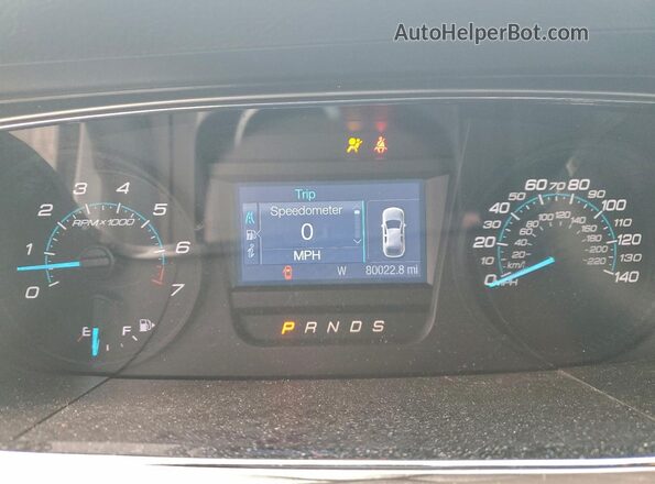1FAHP2E83GG149115 2016 FORD TAURUS Silver Widok zestawu wskaźników