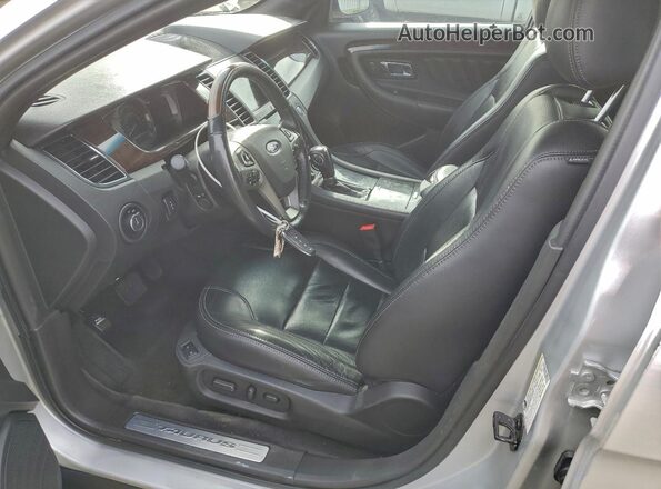 1FAHP2F80HG120980 2017 FORD TAURUS Silver Вид салону спереду