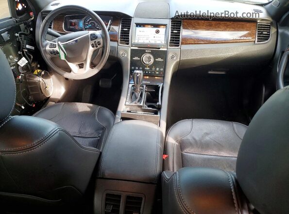 1FAHP2F88KG107563 2019 FORD TAURUS Black წინა პანელის ხედი