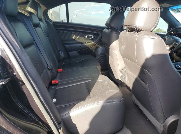 1FAHP2F88KG107563 2019 FORD TAURUS Black უკანა სავარძლების ხედი