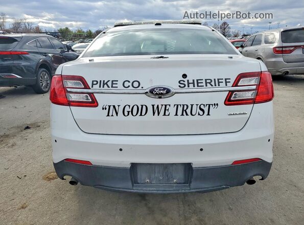 1FAHP2L82GG123009 2016 FORD TAURUS White უკანა ხედი