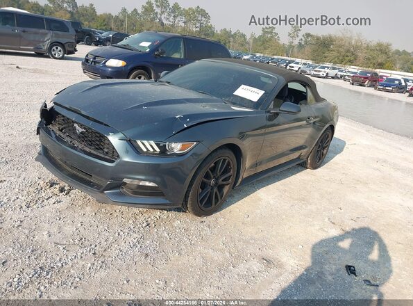 1FATP8EM8G5304411 2016 FORD MUSTANG Gray Vista tres cuartos delantera izquierda