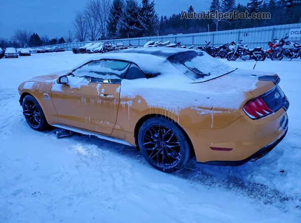 1FATP8FFXN5122142 2022 FORD MUSTANG Yellow Задня ліва чверть