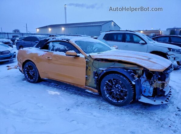 1FATP8FFXN5122142 2022 FORD MUSTANG Yellow Передня права чверть