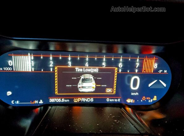1FATP8FFXN5122142 2022 FORD MUSTANG Yellow Вид щитка приладів