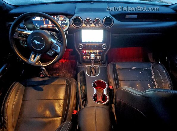 1FATP8FFXN5122142 2022 FORD MUSTANG Yellow Вид панелі приладів