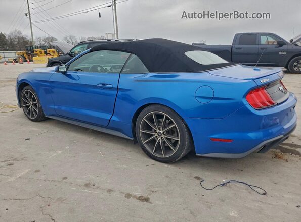 1FATP8UH2K5149660 2019 FORD MUSTANG Blue უკანა მარცხენა