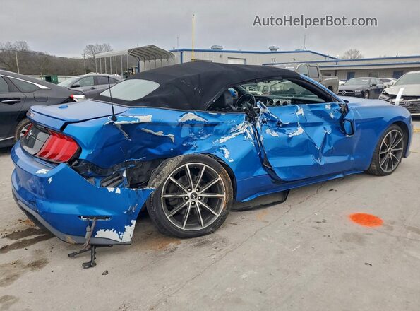 1FATP8UH2K5149660 2019 FORD MUSTANG Blue უკანა მარჯვენა