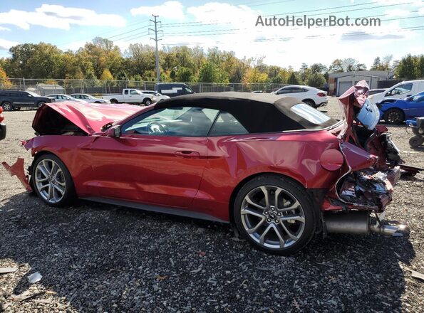1FATP8UH2N5142339 2022 FORD MUSTANG Red Rear left