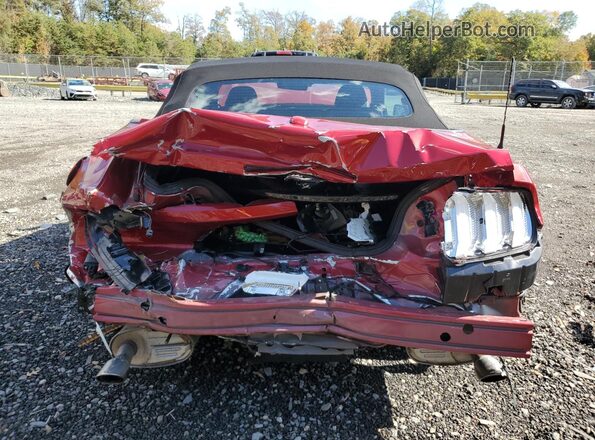 1FATP8UH2N5142339 2022 FORD MUSTANG Red Rear view