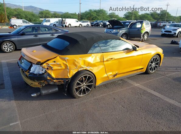1FATP8UH4N5144514 2022 FORD MUSTANG Yellow Tył prawy