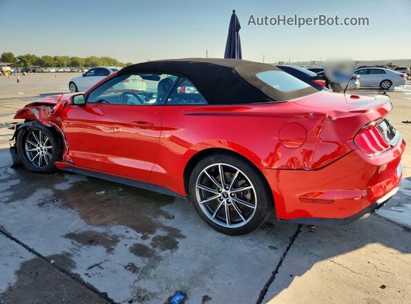 1FATP8UH9K5159876 2019 FORD MUSTANG Red Задня ліва чверть