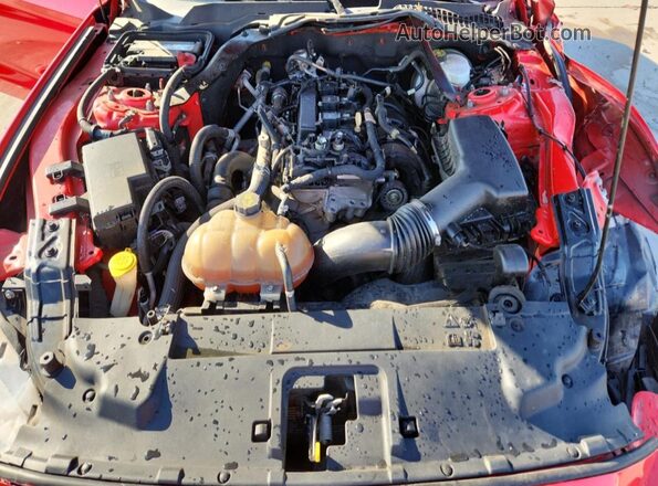 1FATP8UH9K5159876 2019 FORD MUSTANG Red Вид задньої частини салону