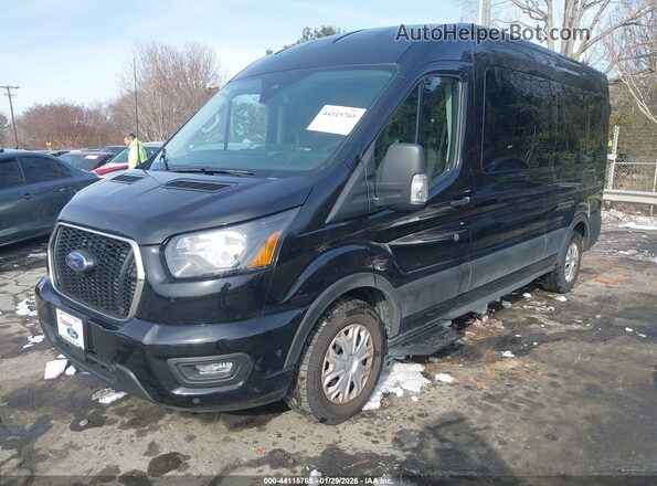 1FBAX2C86RKB81706 2024 FORD PASSENGER Black Առջևի ձախ երեք քառորդ տեսարան