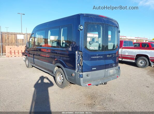 1FBAX2CG3GKB41314 2016 FORD TRANSIT-350 Blue Rear left