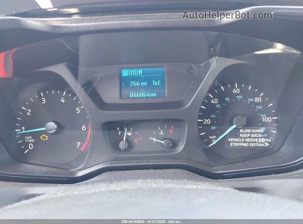 1FBAX2CG3GKB41314 2016 FORD TRANSIT-350 Blue Rear seats view