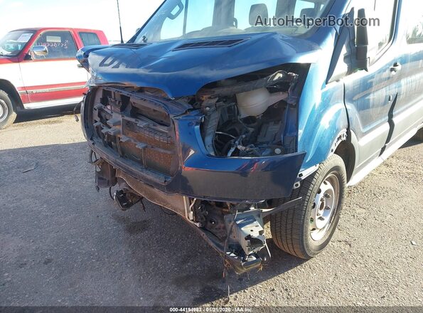 1FBAX2CG3GKB41314 2016 FORD TRANSIT-350 Blue Front view