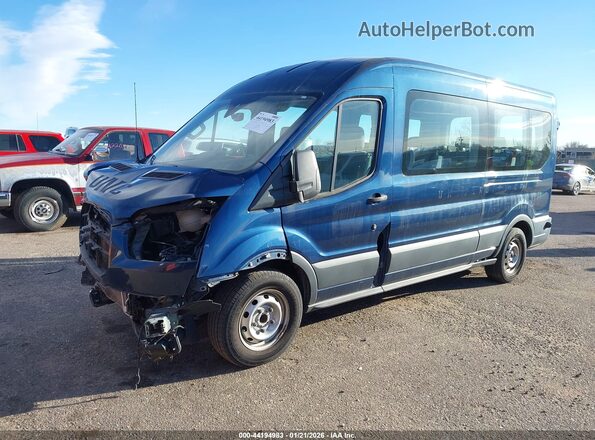 1FBAX2CG3GKB41314 2016 FORD TRANSIT-350 Blue Front left