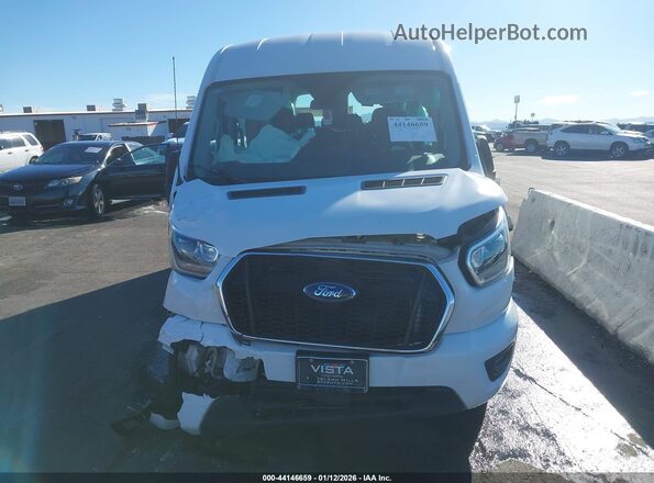 1FBAX2CG3PKB43791 2023 FORD PASSENGER White ხელსაწყოთა პანელის ხედი