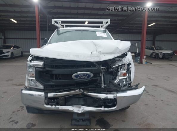 1FDBF2A66NEE96269 2022 FORD F-250 White Instrument cluster view