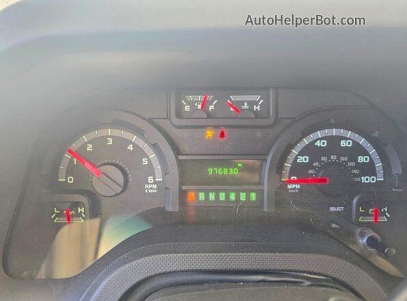1FDXE4FS1GDC40429 2016 FORD ECONOLINE Tan Widok zestawu wskaźników