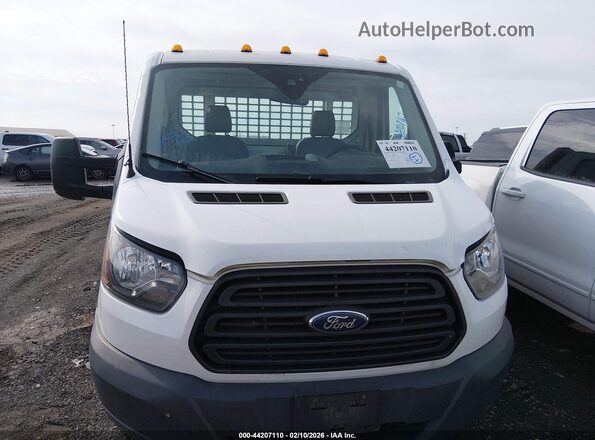 1FDYR5ZM6JKA92714 2018 FORD TRANSIT-250 CAB White Vista del cuadro de instrumentos