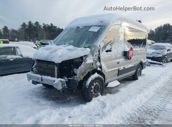 1FDZK1C84LKB25127 2020 FORD PASSENGER Белый Передняя левая четверть