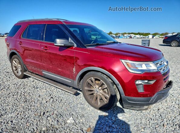 1FM5K7D81KGA37511 2019 FORD FORD EXPLORER Красный Передняя правая четверть