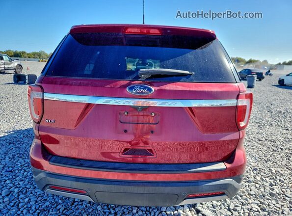 1FM5K7D81KGA37511 2019 FORD FORD EXPLORER Красный Вид сзади