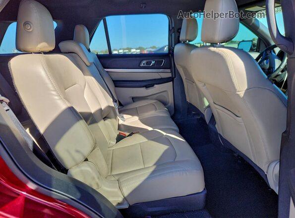1FM5K7D81KGA37511 2019 FORD FORD EXPLORER Красный Вид задней части салона