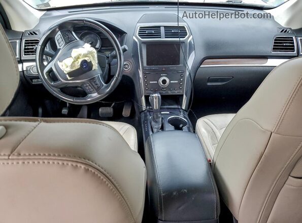 1FM5K7F80KGA84915 2019 FORD FORD EXPLORER Blue Vista del salpicadero