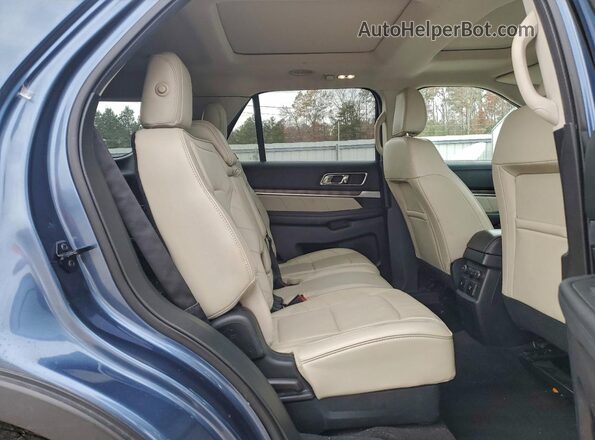 1FM5K7F80KGA84915 2019 FORD FORD EXPLORER Blue Vista interior trasera