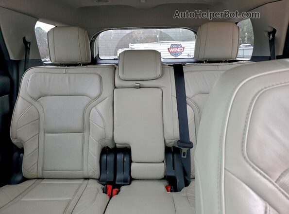 1FM5K7F80KGA84915 2019 FORD FORD EXPLORER Blue Vista de los asientos traseros