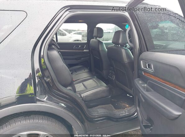 1FM5K7F89HGC33623 2017 FORD FORD EXPLORER Black Vista de la etiqueta del VIN