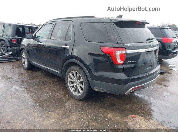 1FM5K7F89HGC33623 2017 FORD FORD EXPLORER Black Trasero izquierdo